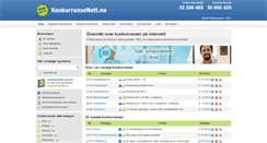 Desktop Screenshot of konkurransenett.no